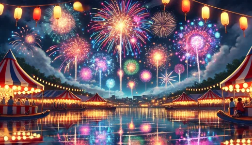 大阪芸術花火2025の穴場スポットは？日程や場所、屋台等についても調査！